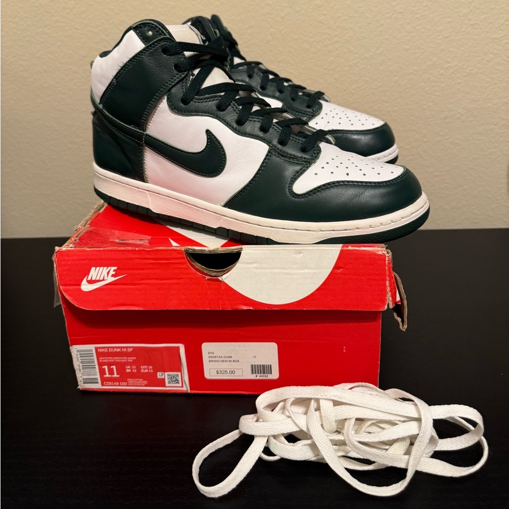 Size 11 Men Nike Dunk High SP Spartan Green